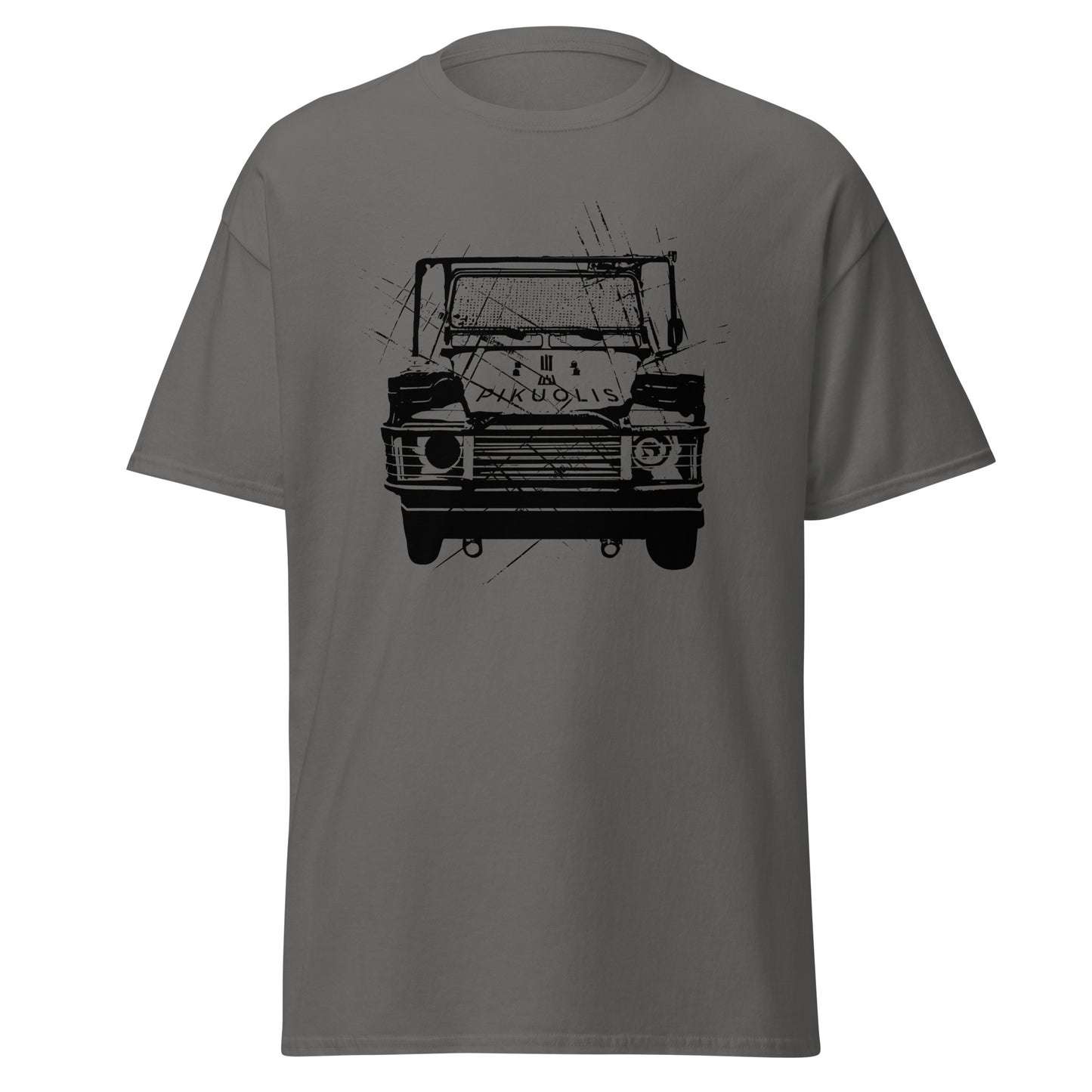 „Pikuolis“ Land Rover Defender 110 - Premium marškinėliai - Deployed In EU