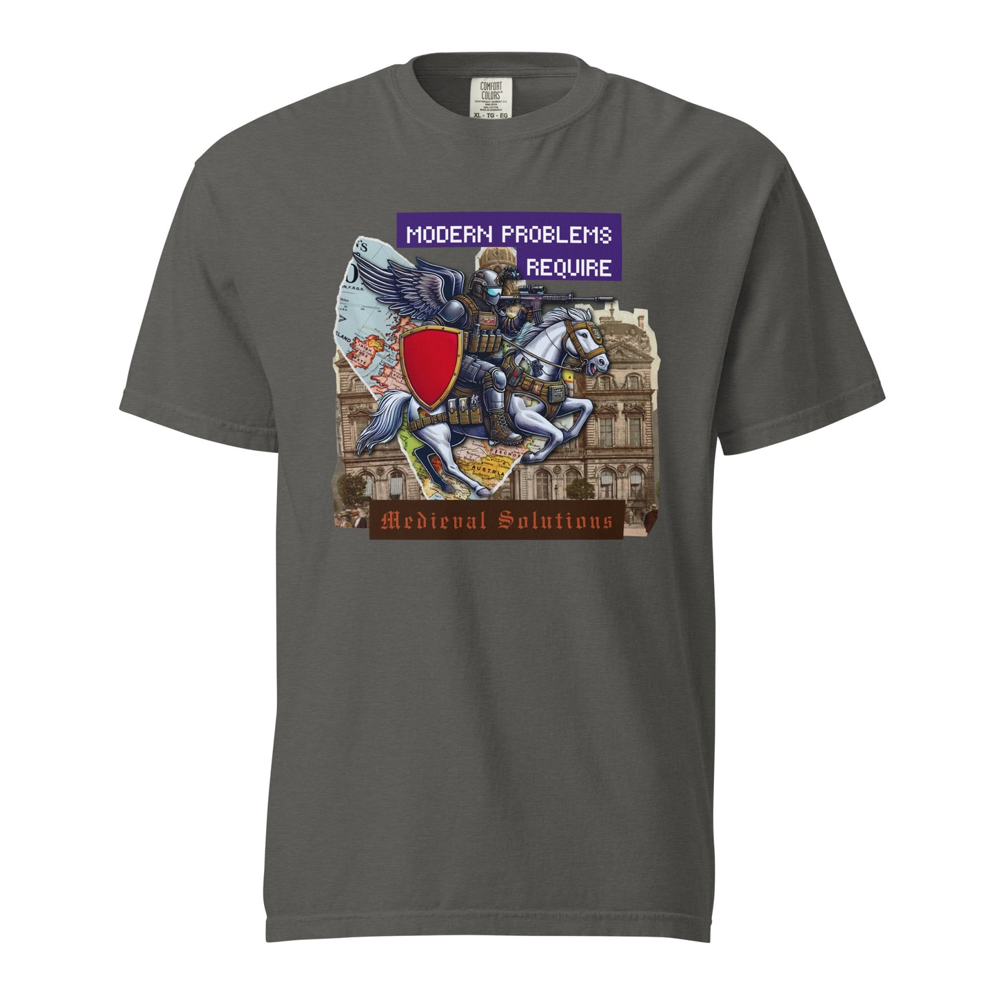 Modern Problems Require Medieval Solutions - Premium T-shirt - Deployed In EU