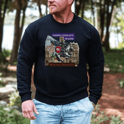 Modern Problems: Vytis Edition - Premium Sweatshirt - Deployed In EU