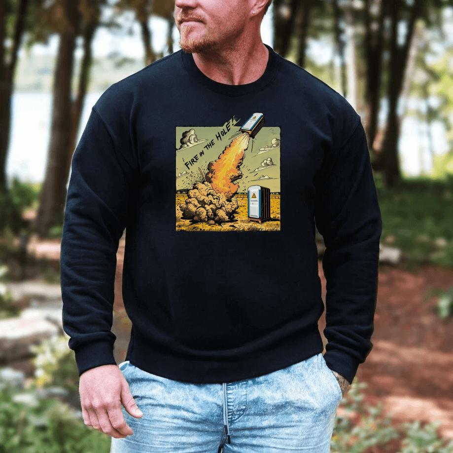 Fire in the Hole - Premium Sweatshirt - Deployed In EU