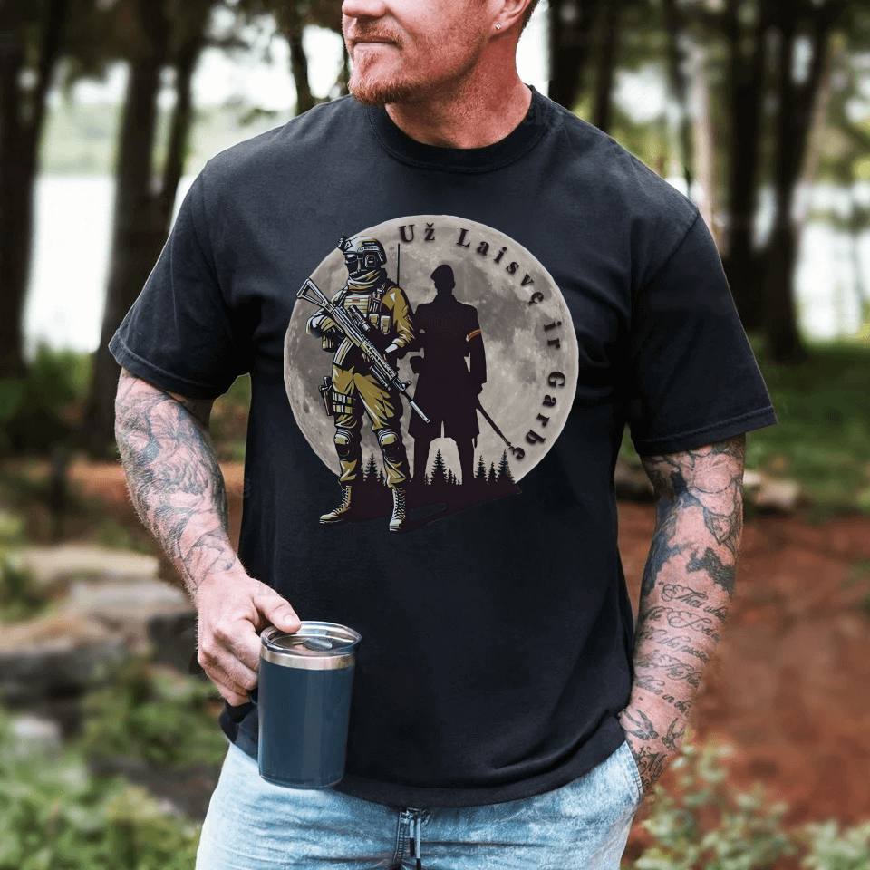 Už Laisvę ir Garbę - Premium T-shirt - Deployed In EU