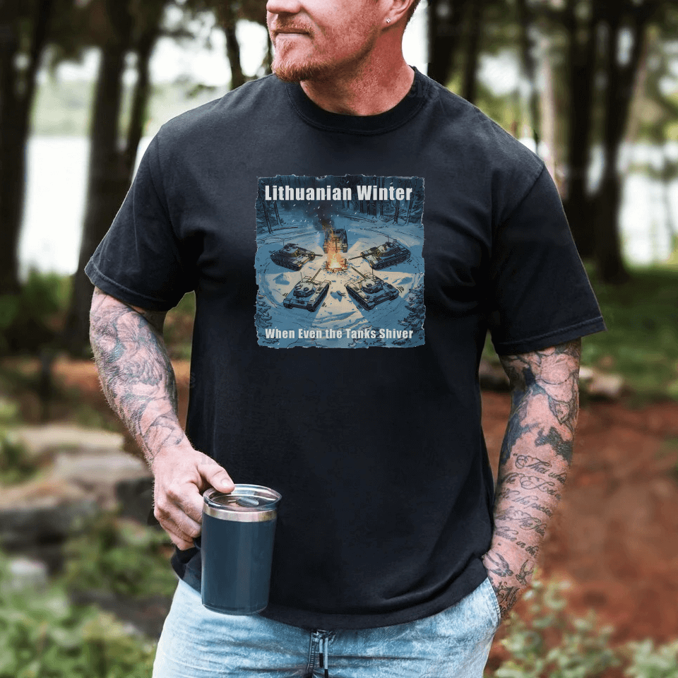 Lithuanian Winter - Premium T-shirt - Deployed In EU