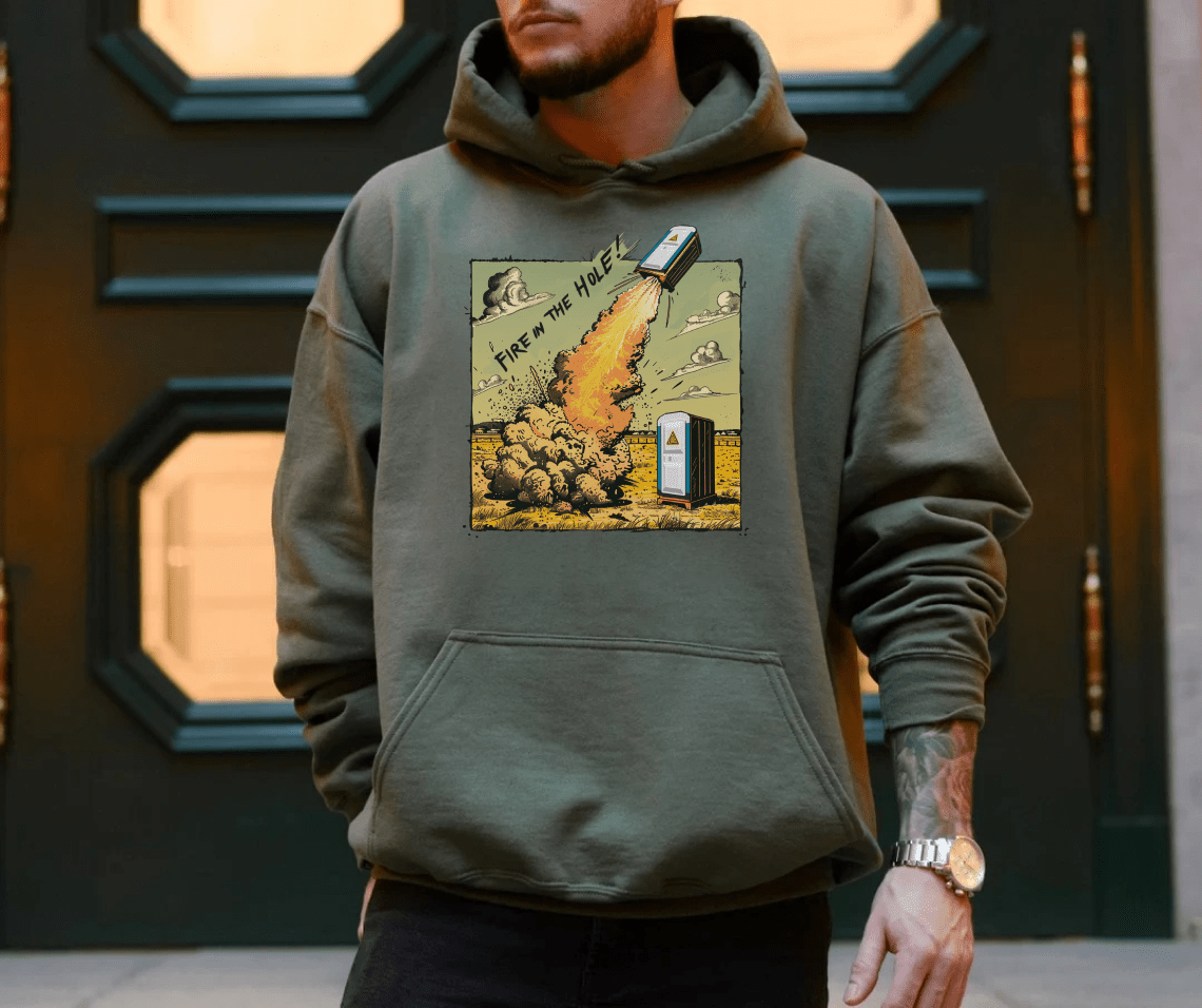 Fire in the Hole - Premium Hoodie - Deployed In EU