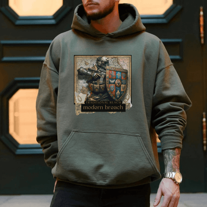 „Traditional Reach, Modern Breach“ – Premium džemperis