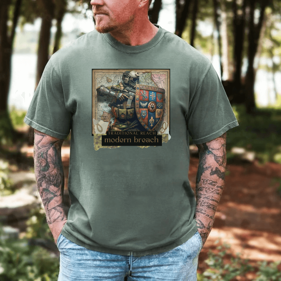 Traditional Reach, Modern Breach - Premium T-shirt - Deployed In EU