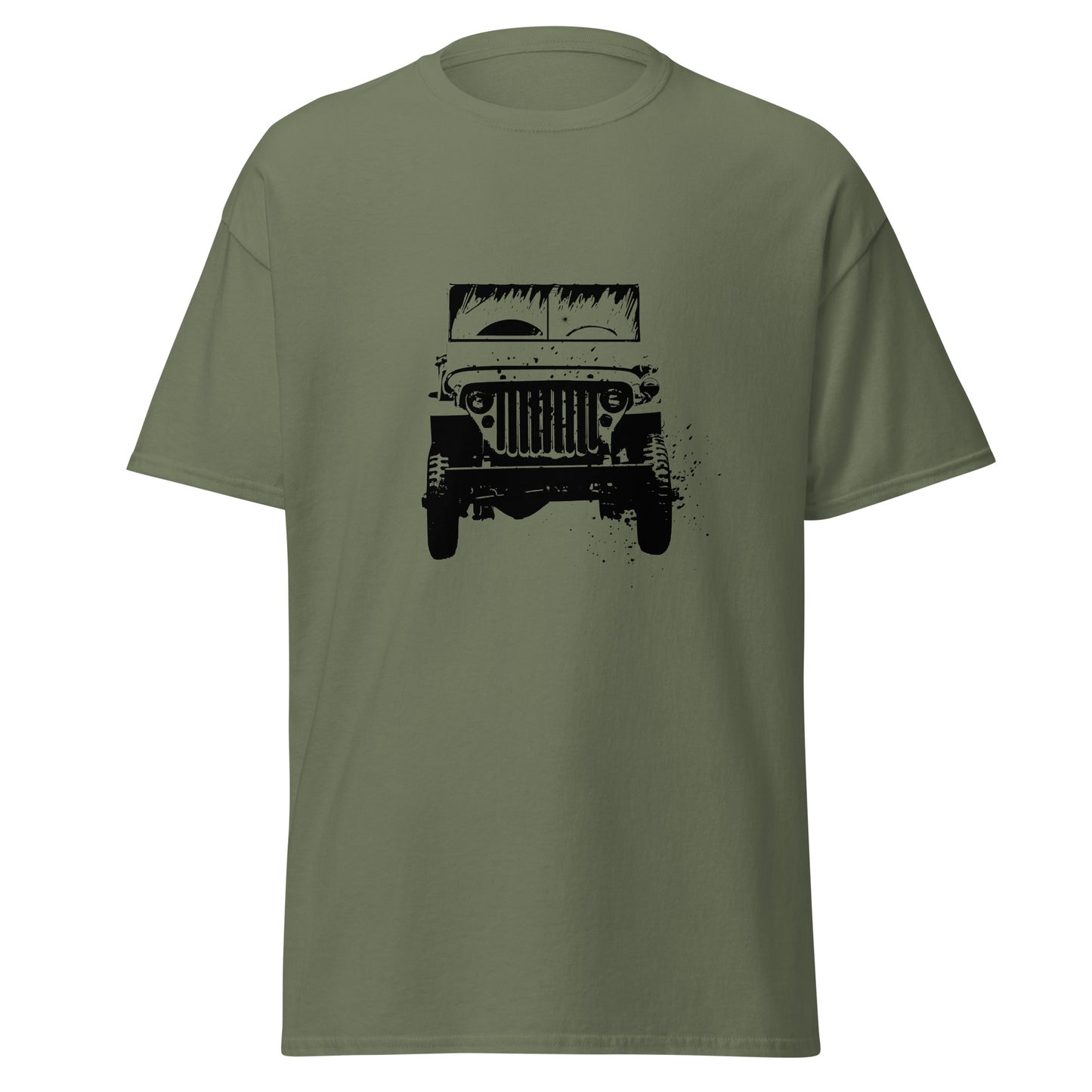 Jeep Willys - Premium marškinėliai - Deployed In EU