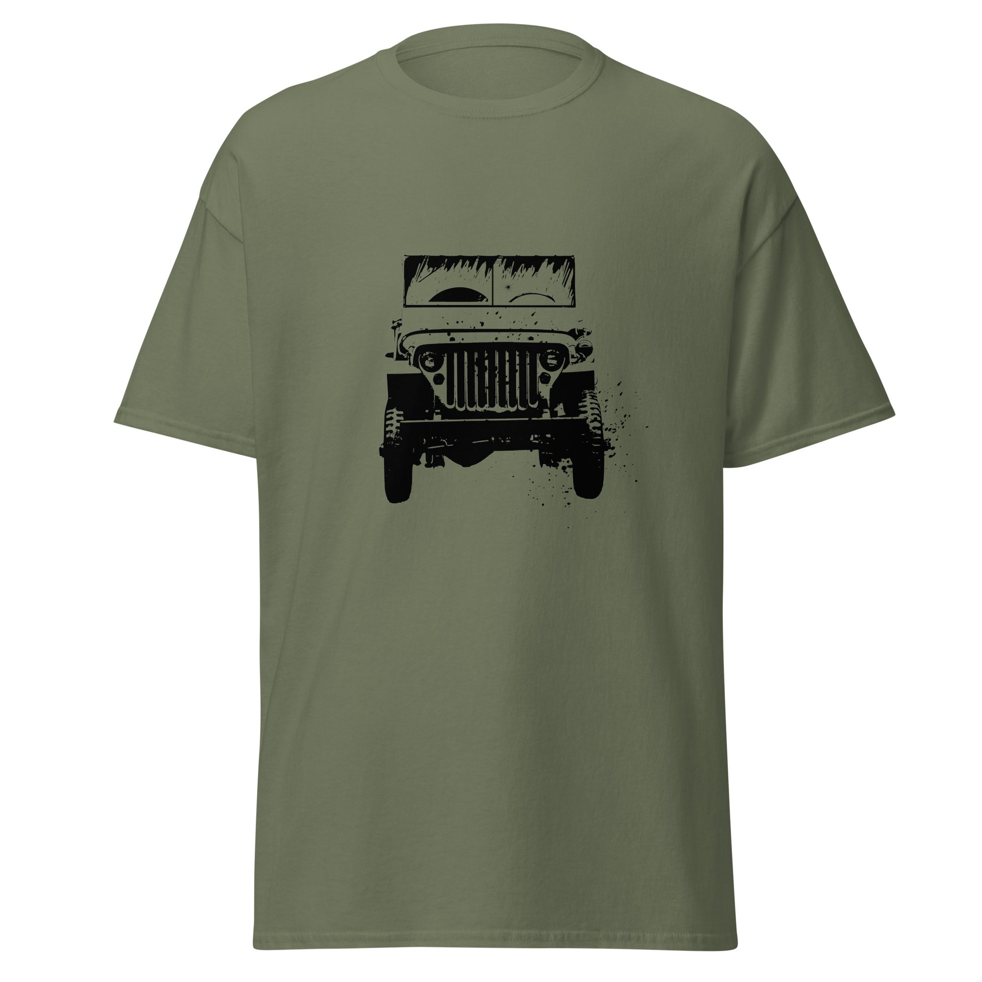 Jeep Willys - Premium marškinėliai - Deployed In EU