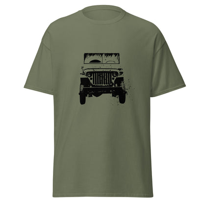 Jeep Willys - Premium marškinėliai - Deployed In EU