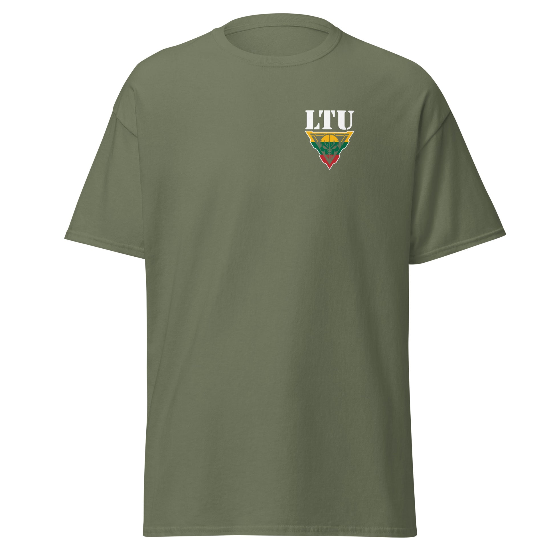 LTU ant krūtinės - Premium marškinėliai - Deployed In EU