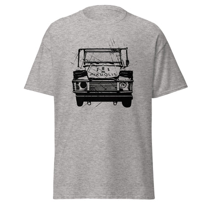 „Pikuolis“ Land Rover Defender 110 - Premium marškinėliai - Deployed In EU