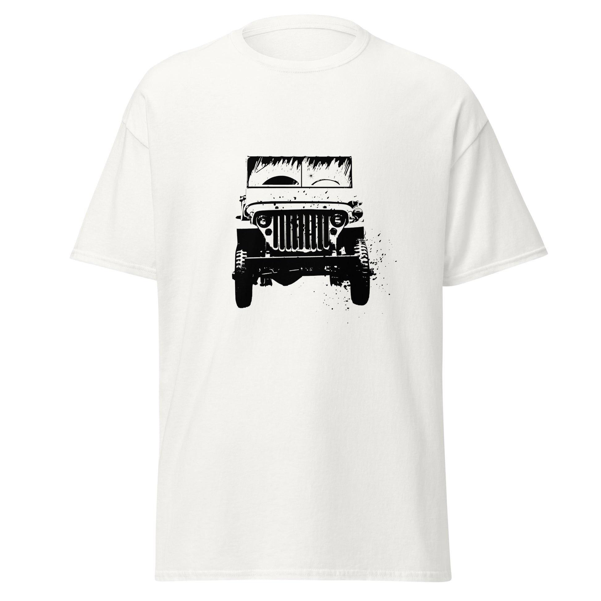 Jeep Willys - Premium marškinėliai - Deployed In EU
