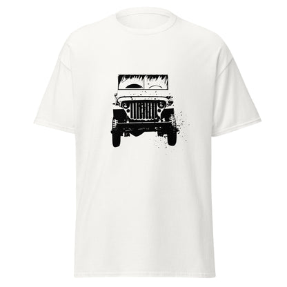 Jeep Willys - Premium marškinėliai - Deployed In EU