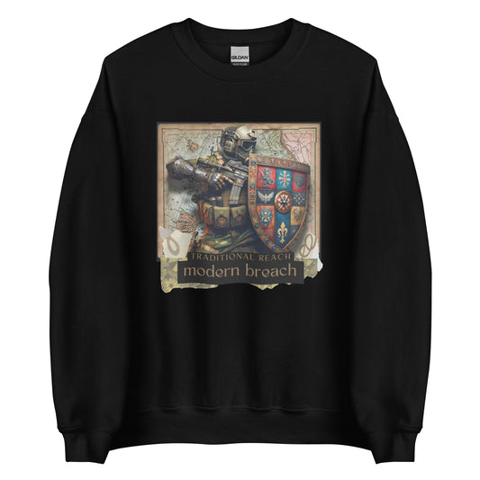 Traditional Reach, Modern Breach - Premium Sweatshirt - Deployed In EU