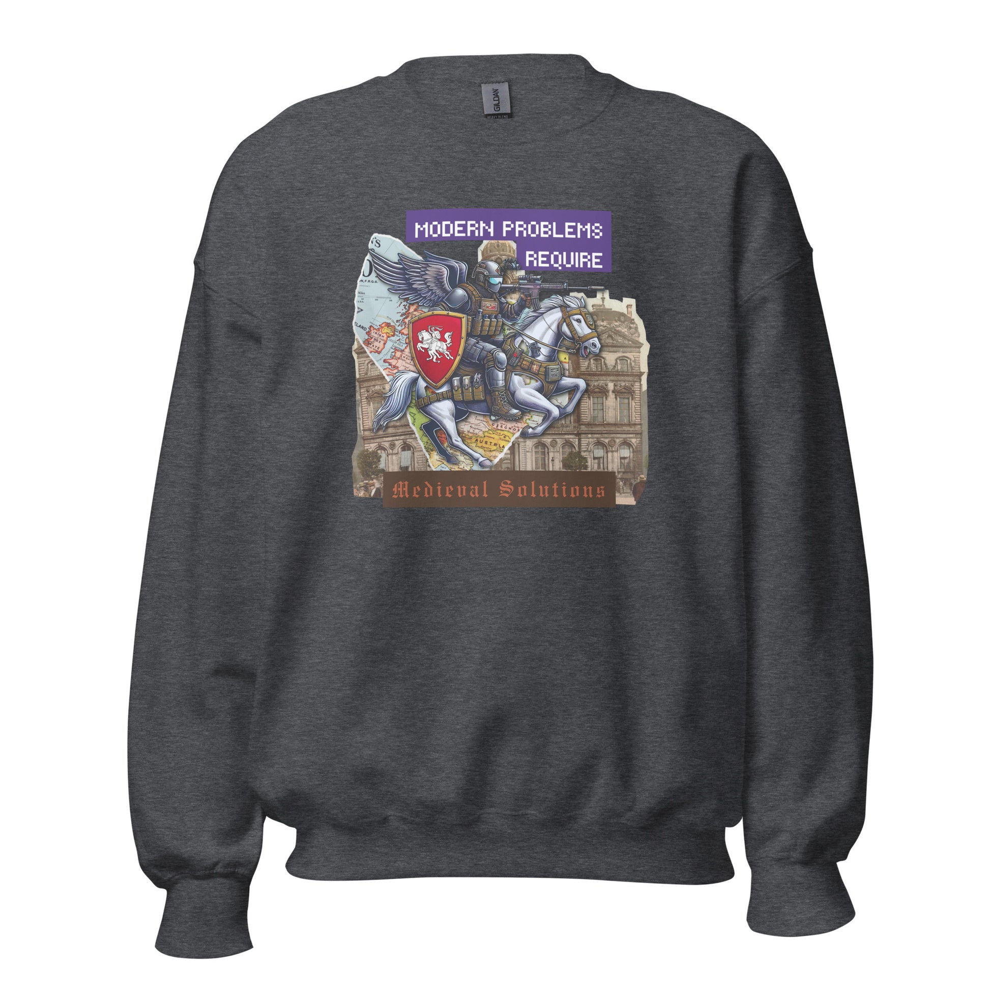 Modern Problems: Vytis Edition - Premium Sweatshirt - Deployed In EU