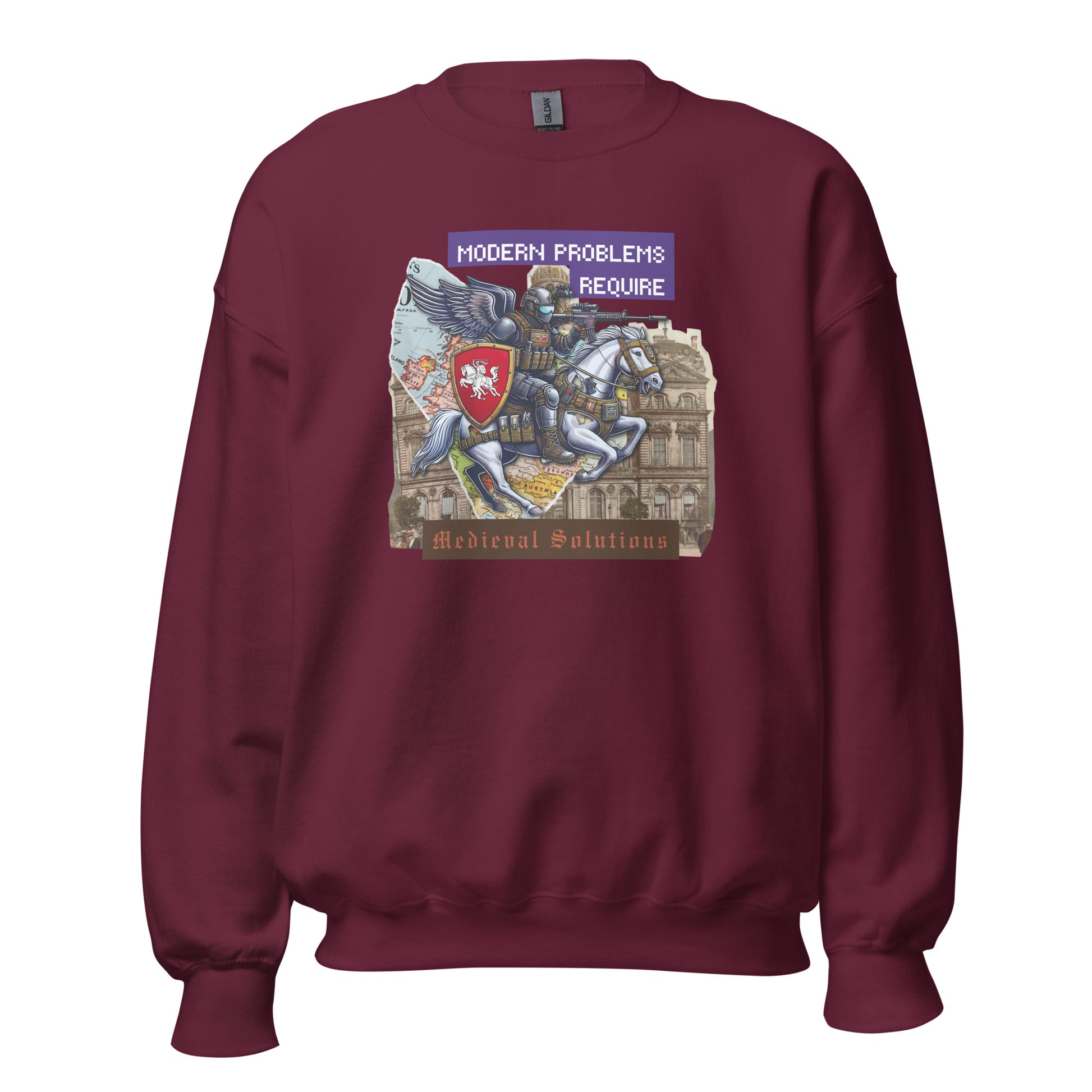 Modern Problems: Vytis Edition - Premium Sweatshirt - Deployed In EU