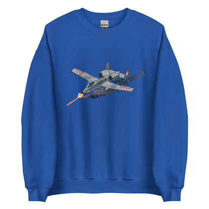 A - 10 Warthog "Kurrrrwa!" - Premium Sweatshirt - Deployed In EU