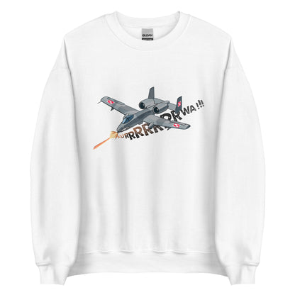 A - 10 Warthog "Kurrrrwa!" - Premium Sweatshirt - Deployed In EU