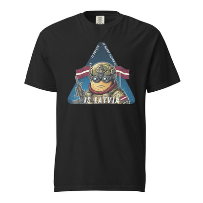Is potato. Is night vision. Is Latvia. - Premium T-shirt - Deployed In EU