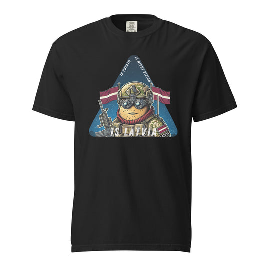 Is potato. Is night vision. Is Latvia. - Premium T-shirt - Deployed In EU