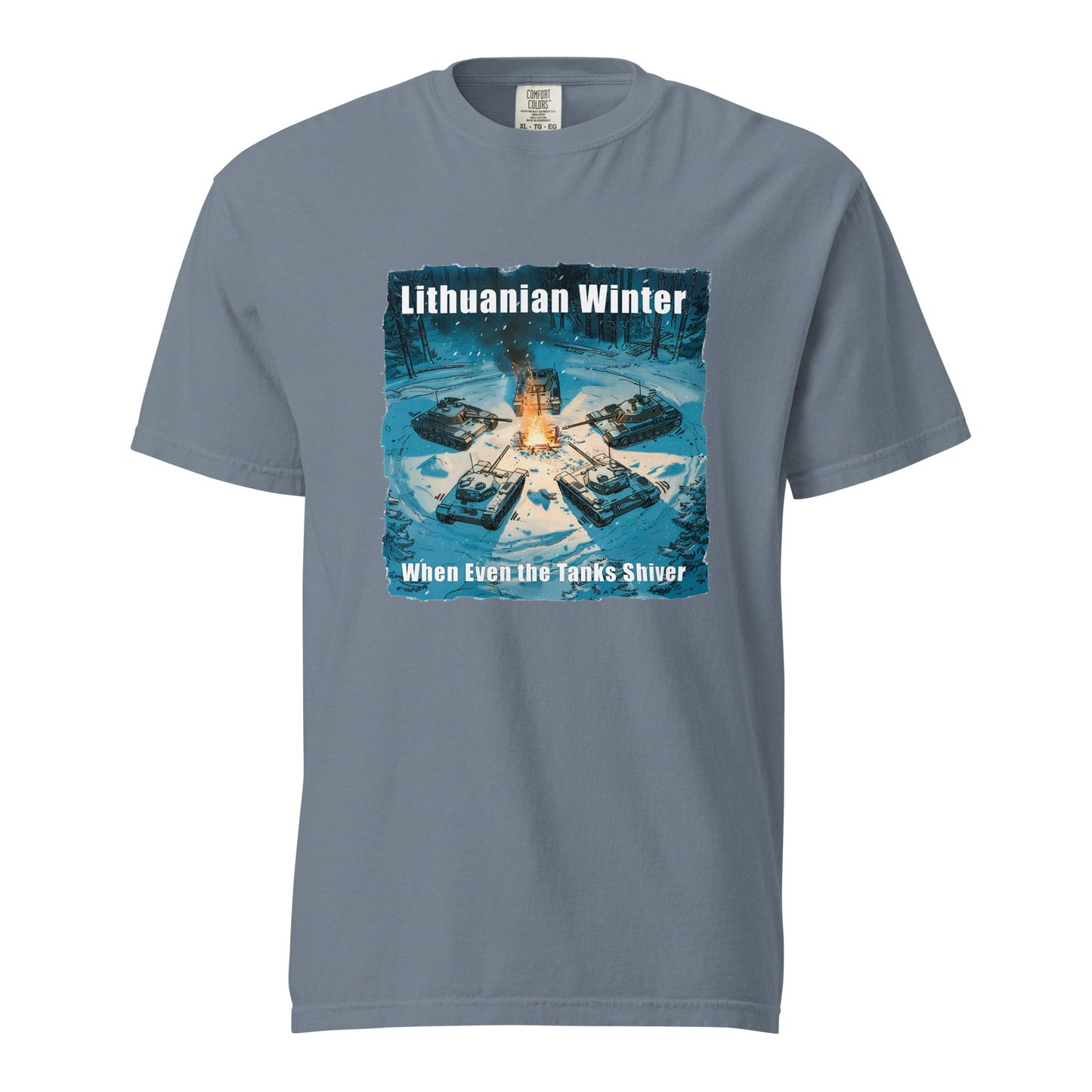 Lithuanian Winter - Premium T-shirt - Deployed In EU