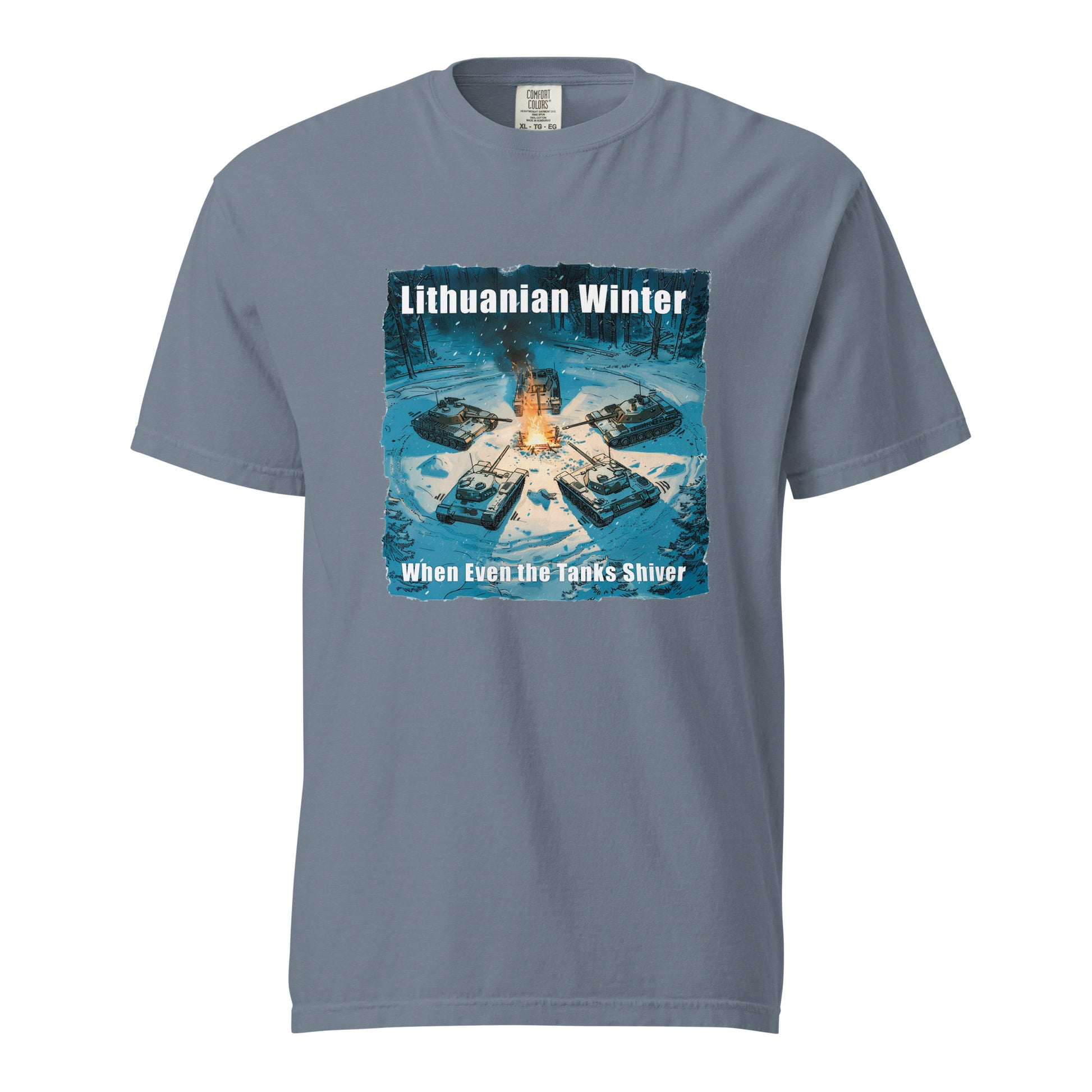 Lithuanian Winter - Premium T-shirt - Deployed In EU