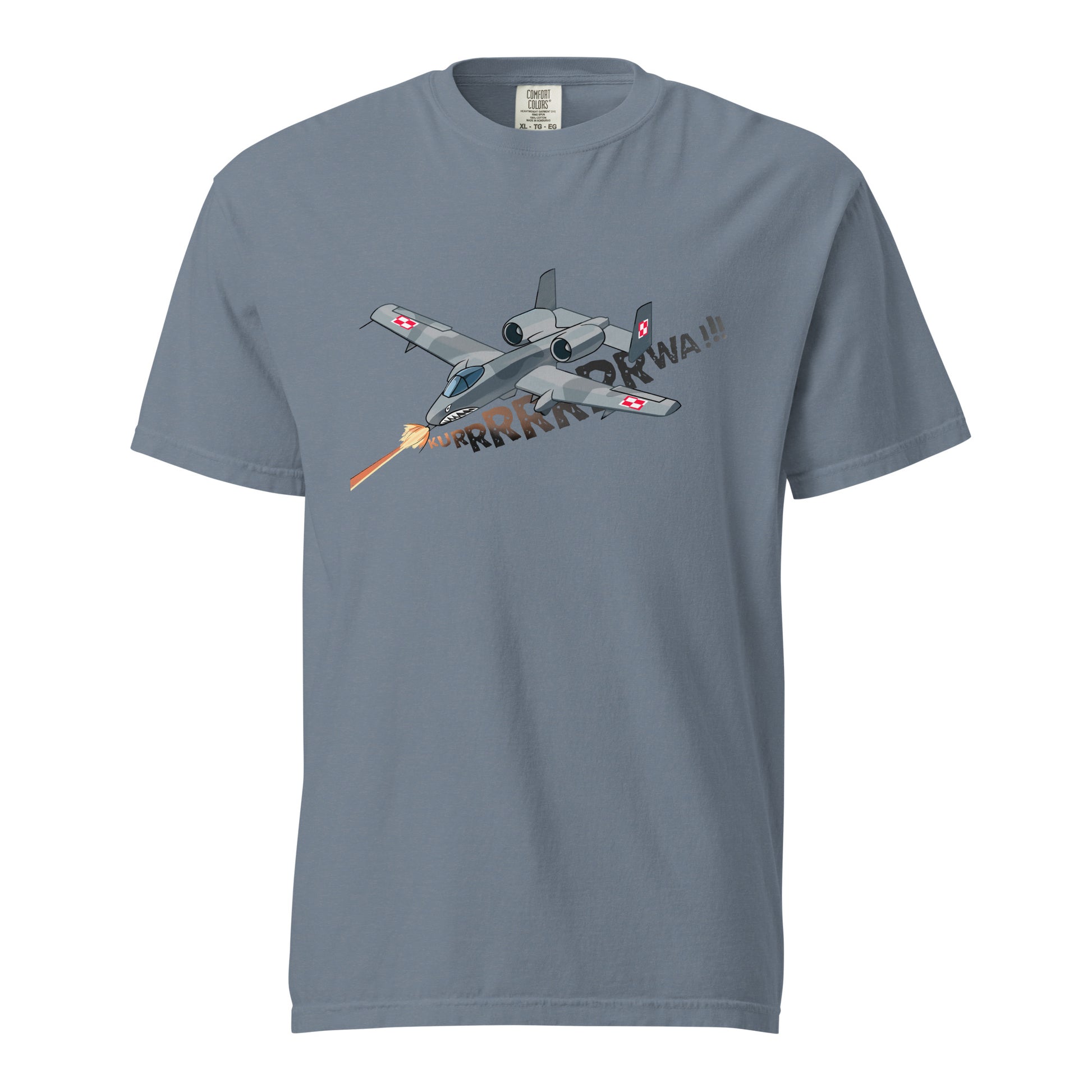 A - 10 Warthog "Kurrrrwa!" - Premium T-shirt - Deployed In EU