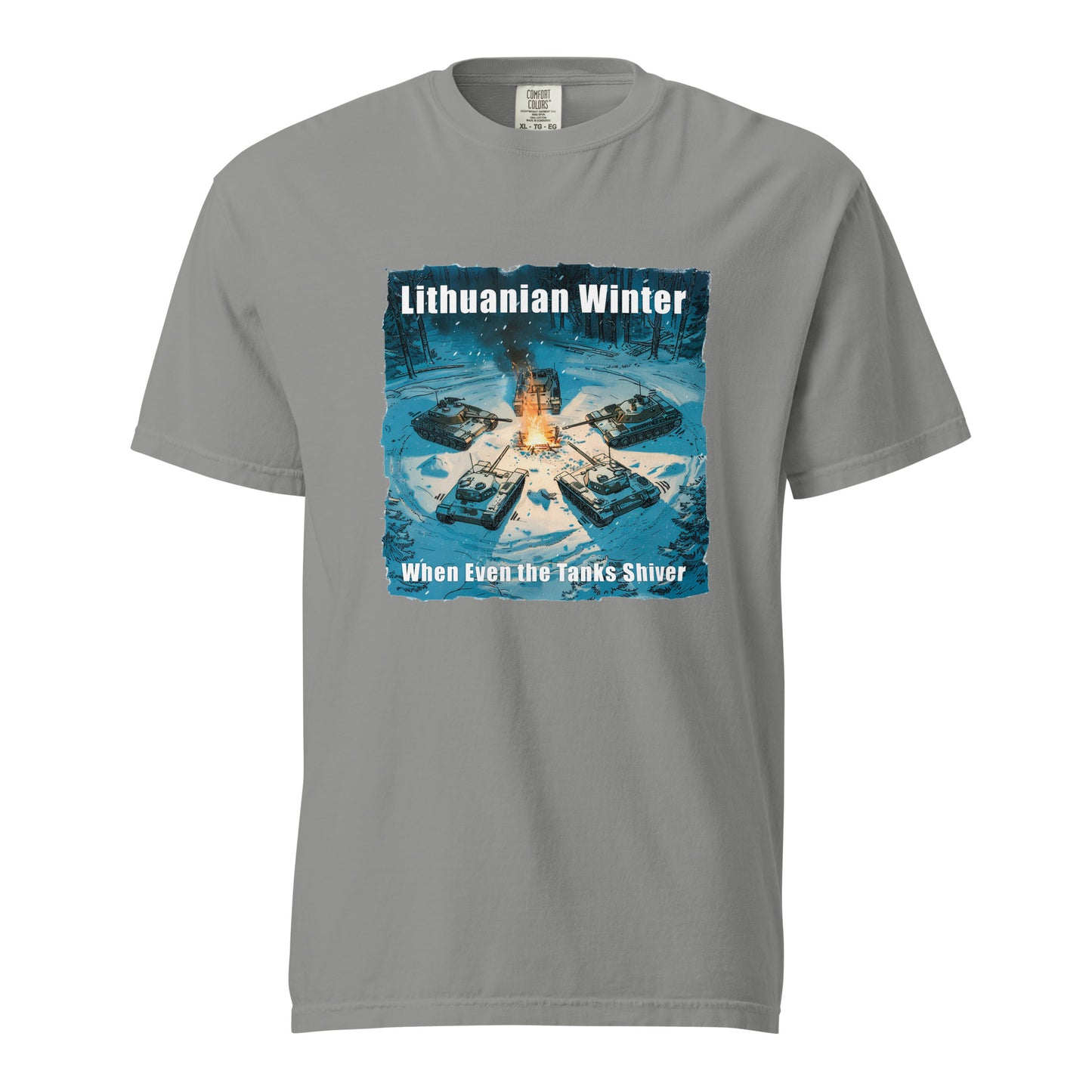 Lithuanian Winter - Premium T-shirt - Deployed In EU
