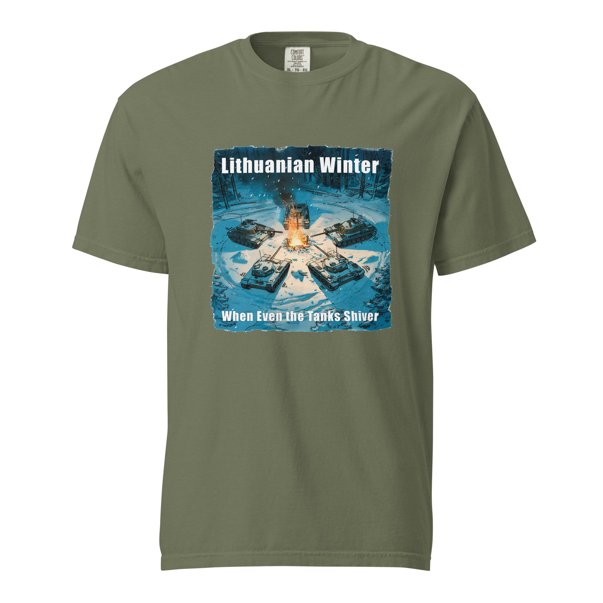 Lithuanian Winter - Premium T-shirt - Deployed In EU