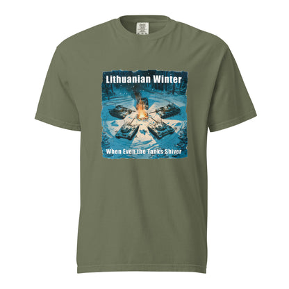 Lithuanian Winter - Premium T-shirt - Deployed In EU