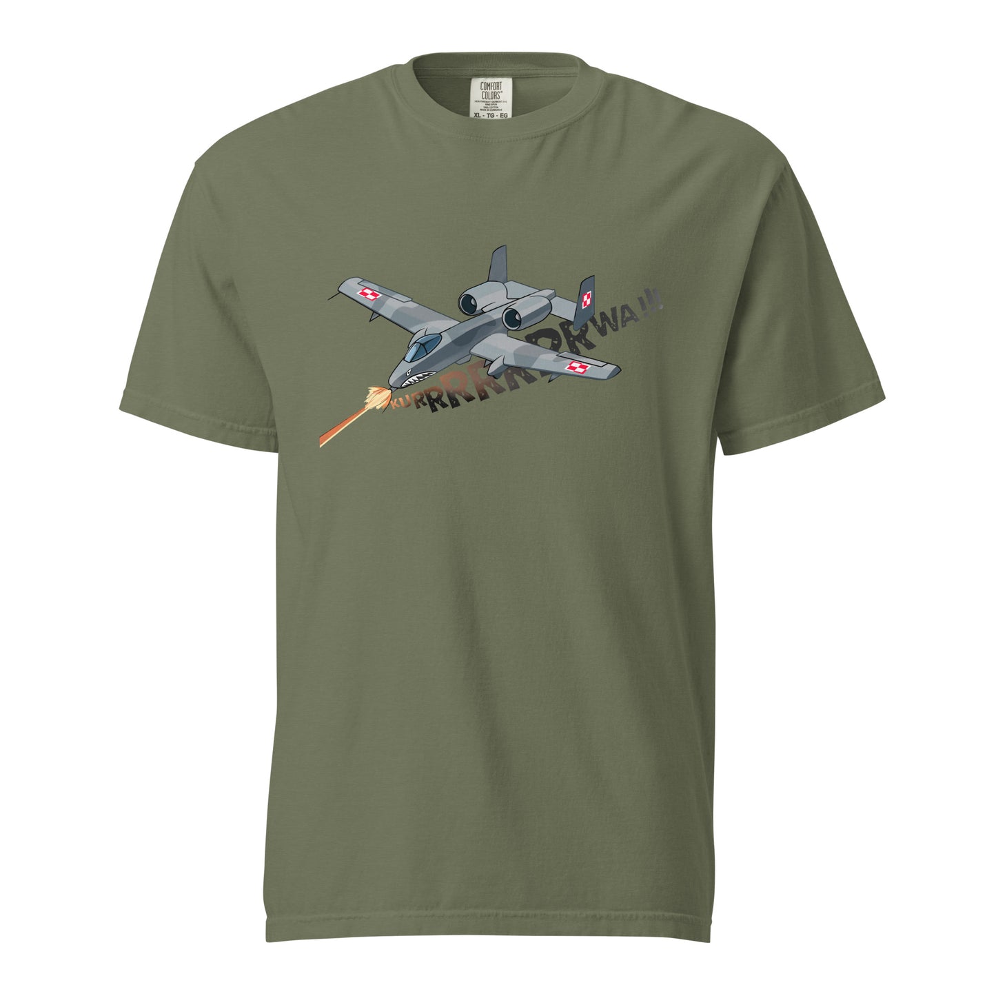 A - 10 Warthog "Kurrrrwa!" - Premium T-shirt - Deployed In EU