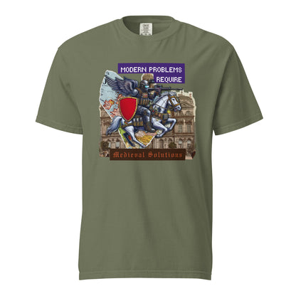 Modern Problems Require Medieval Solutions - Premium T-shirt - Deployed In EU