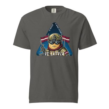 Is potato. Is night vision. Is Latvia. - Premium T-shirt - Deployed In EU
