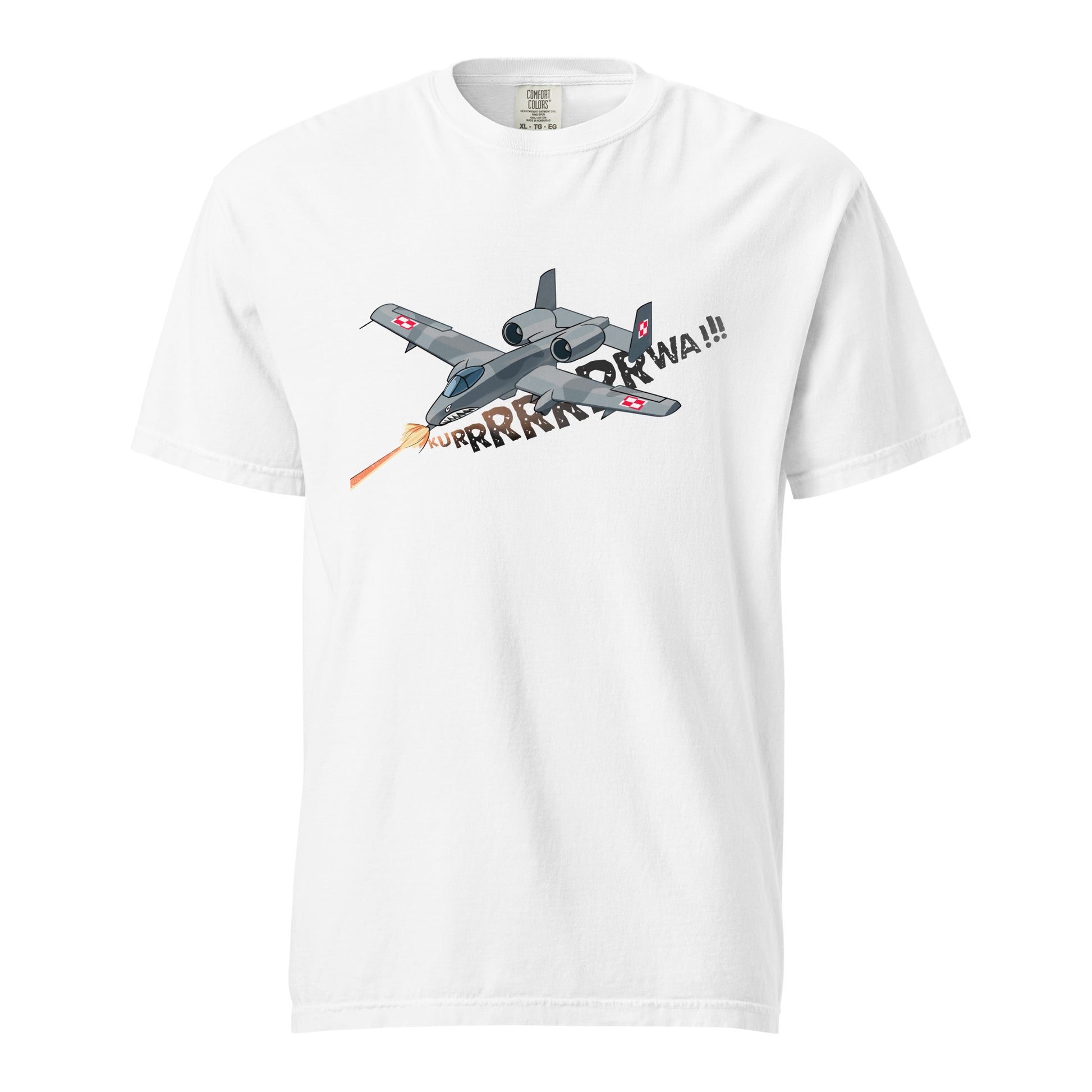 A - 10 Warthog "Kurrrrwa!" - Premium T-shirt - Deployed In EU