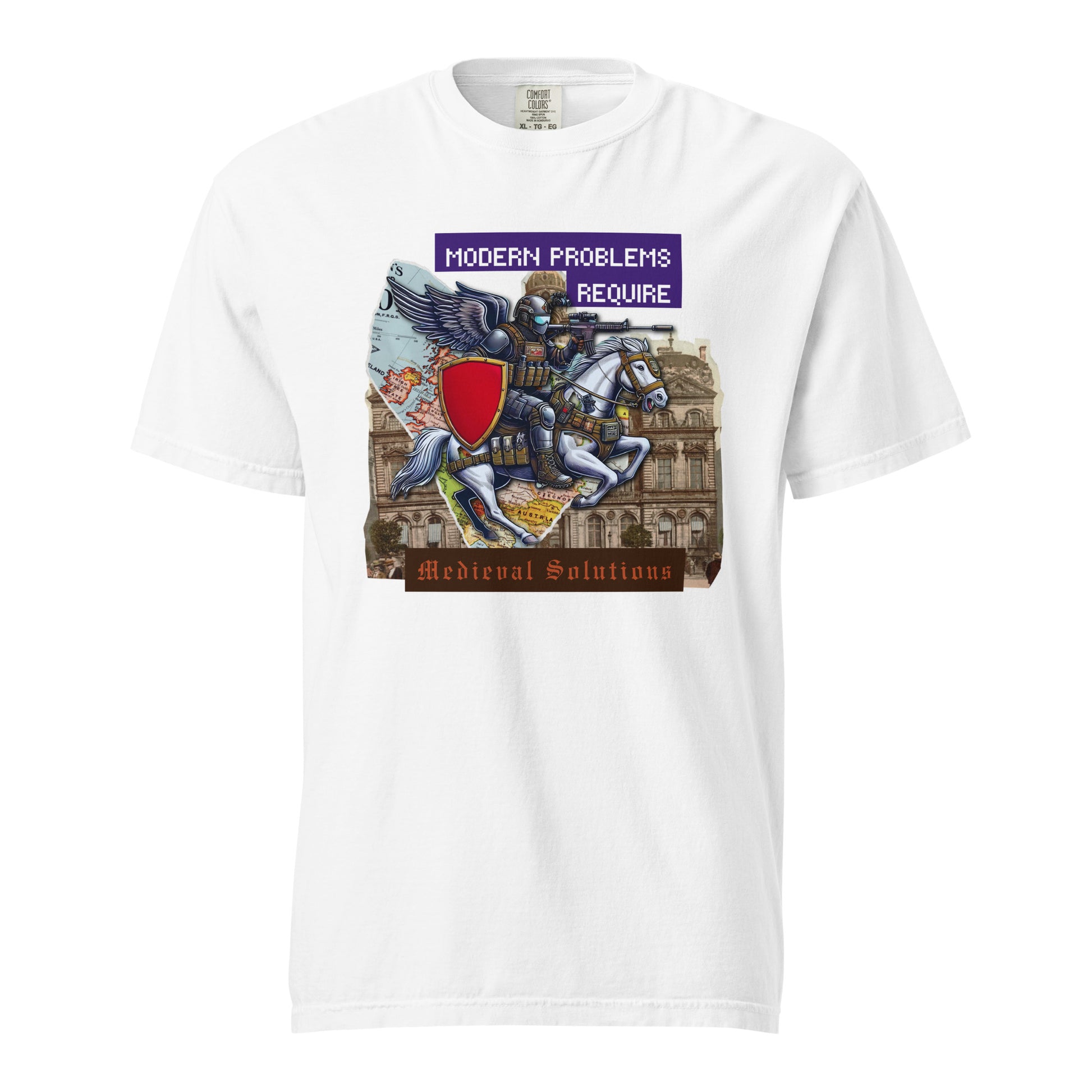 Modern Problems Require Medieval Solutions - Premium T-shirt - Deployed In EU